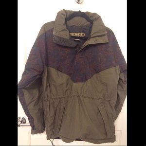 Burton Vintage Anorak w/ stowable Hood Sz 10